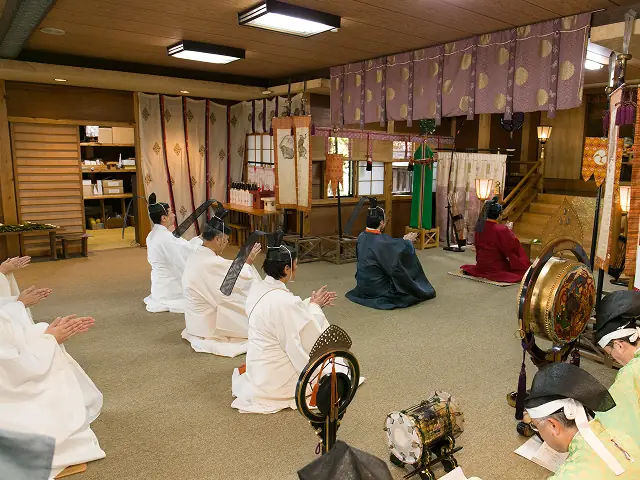 古例祭の様子