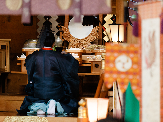 日例祭の様子