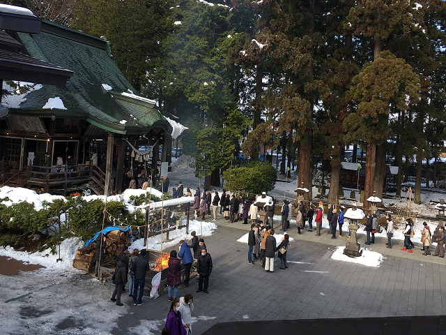 年越しの大祓いの様子