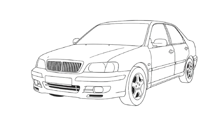 車払いのイラスト