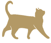 猫のシルエット