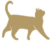 猫のシルエット